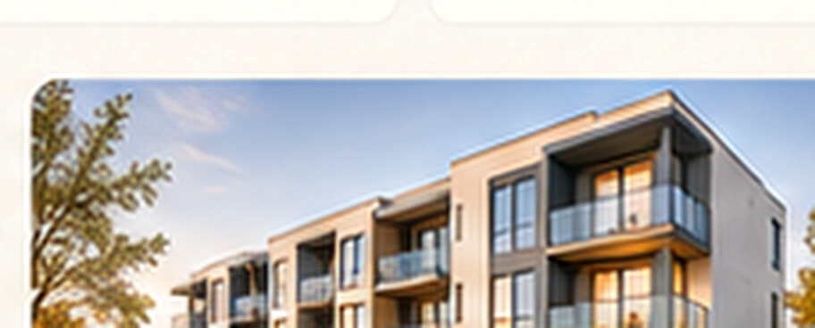 Modern multifamily property